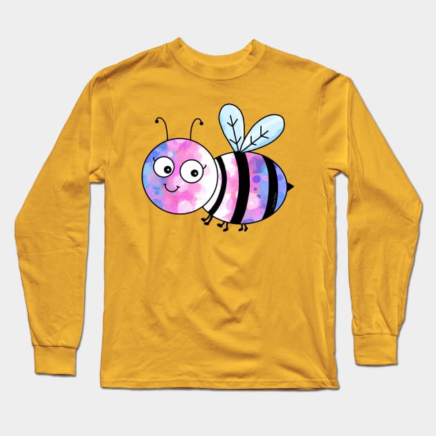 A little, trans bee Long Sleeve T-Shirt by Art by Veya